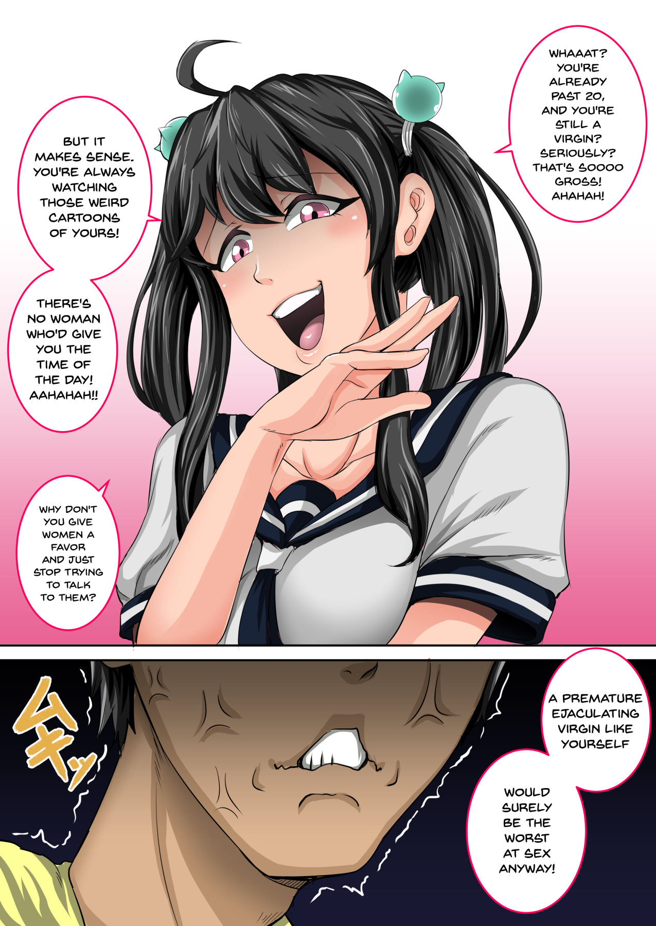 Hentai Manga Comic-Annoying Little Sister needs to be Scolded-Read-3